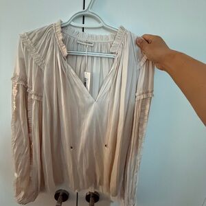 Ulla Johnson Maeve Blouse - Blanc White size 8 Brand New with Tags